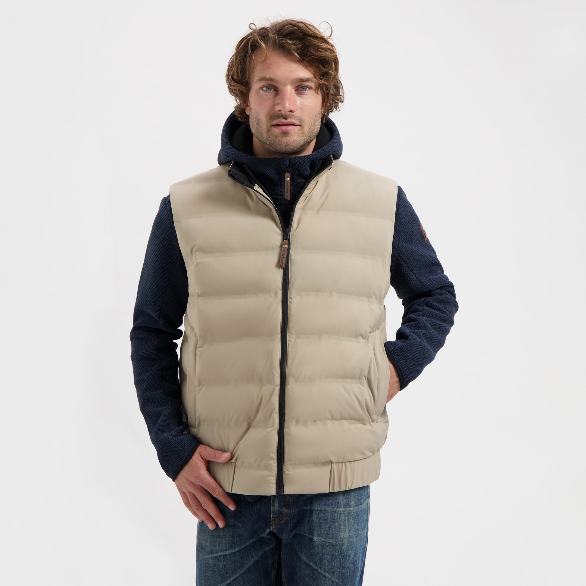 Magnus - Bodywarmer - Men - Taupe MV