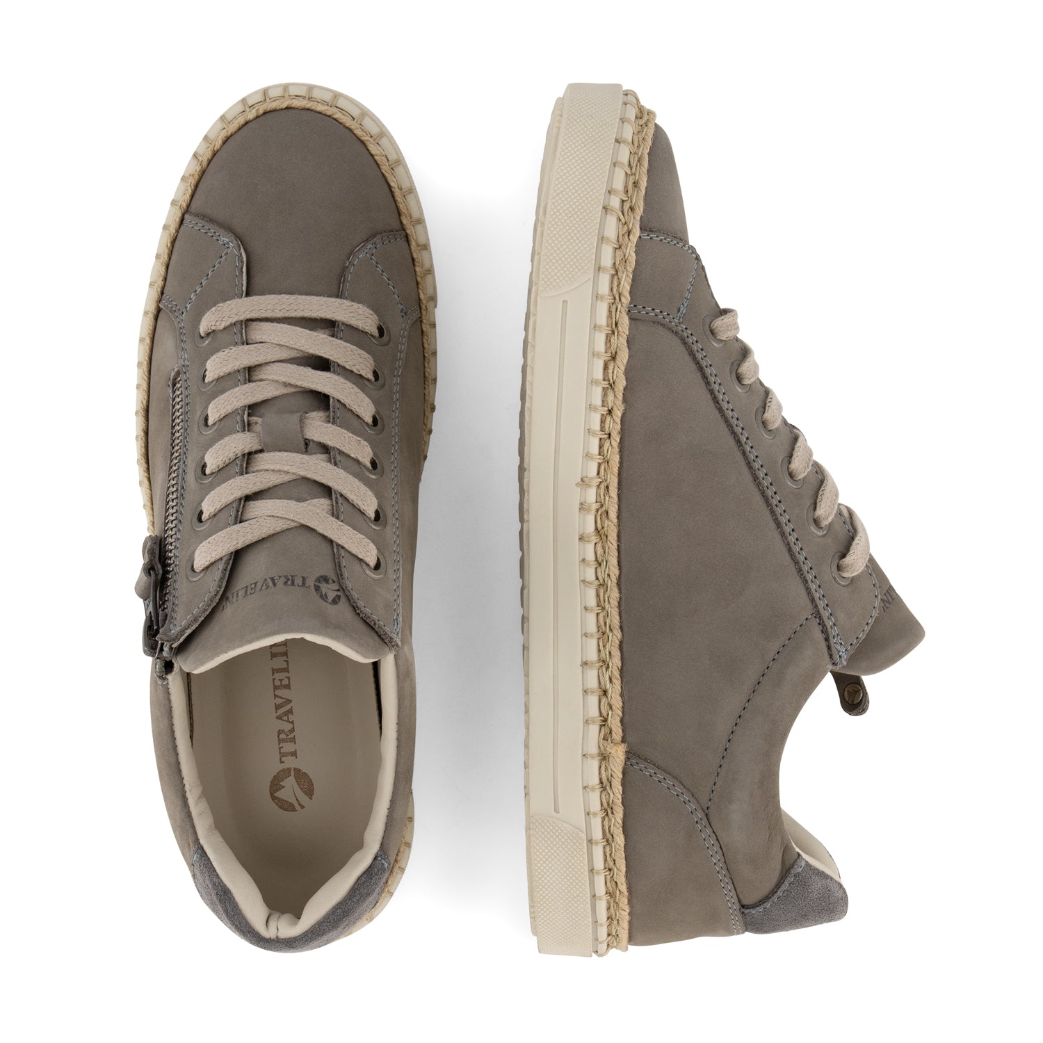 Arras - Leather sneakers - Lady - Grey UPD