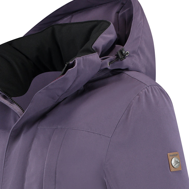 Thyra - Winter coat - Lady - Dark purple DCB