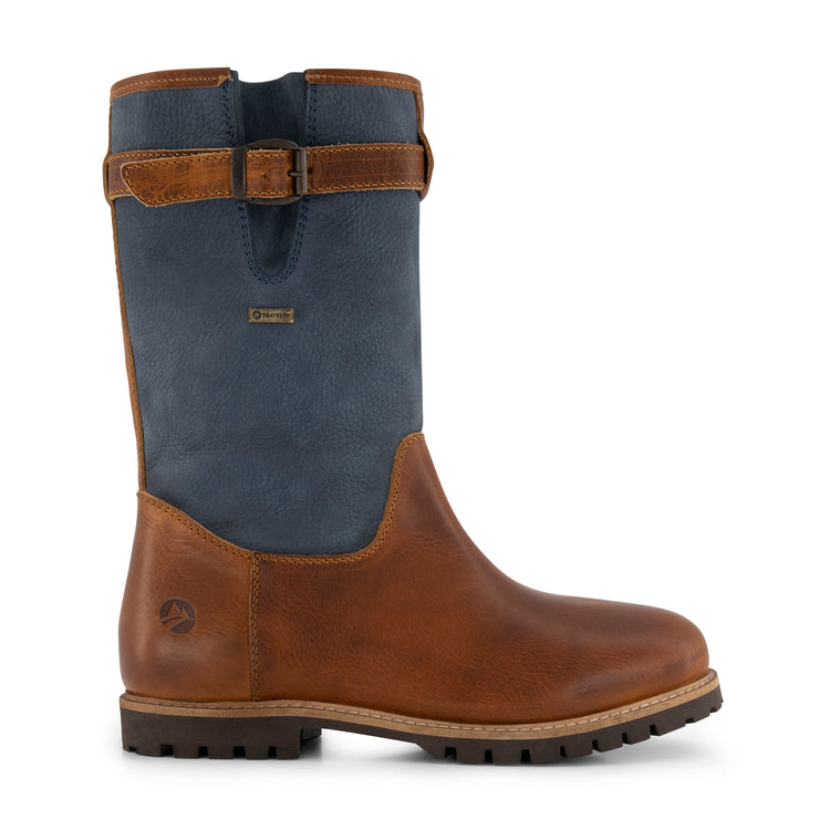 Konstanz - Mid-calf leather outdoor boots - Men - Blue R