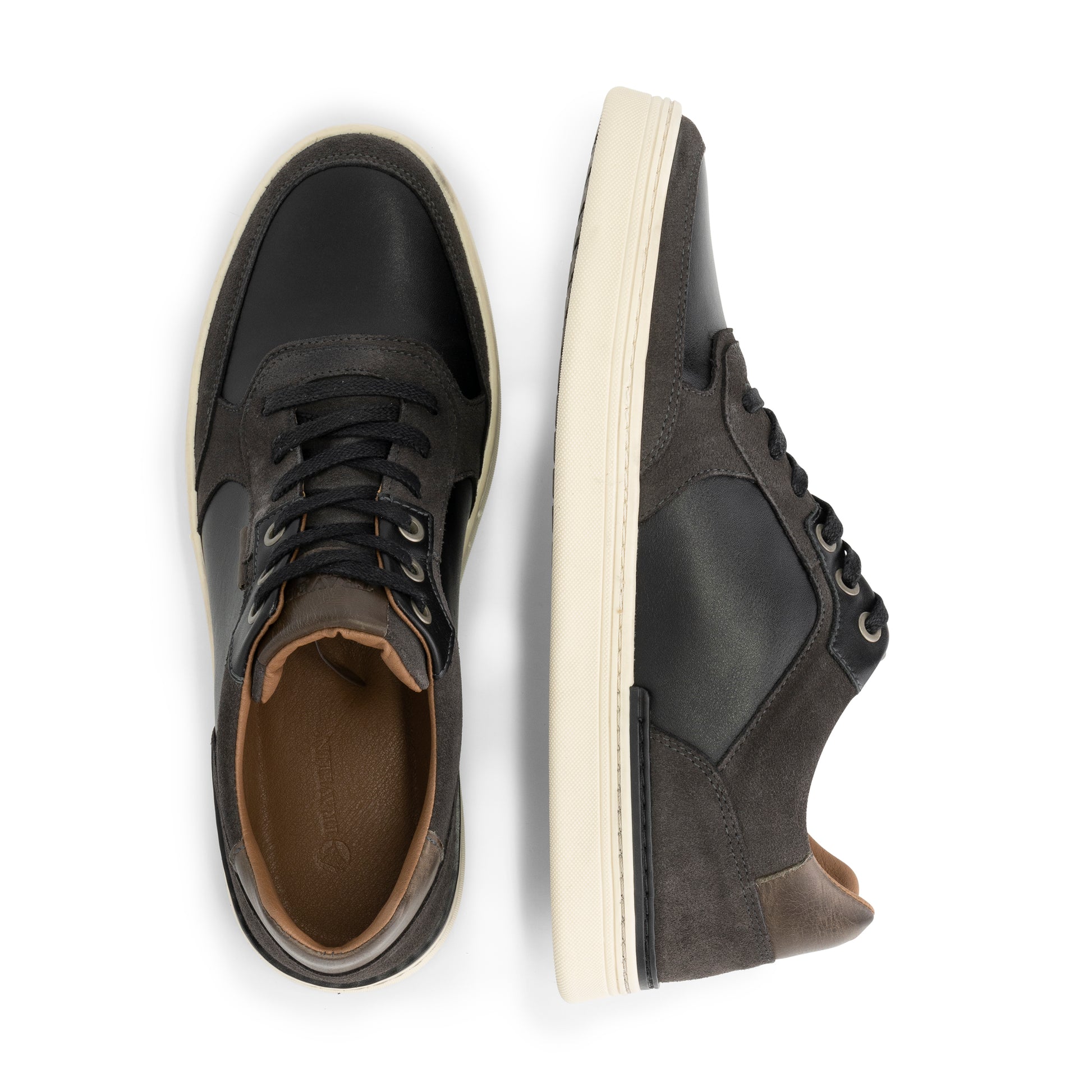 Southam - Leather sneakers - Men - Black UPD