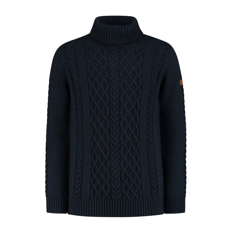 Oulu - Mock neck - Men - Navy F