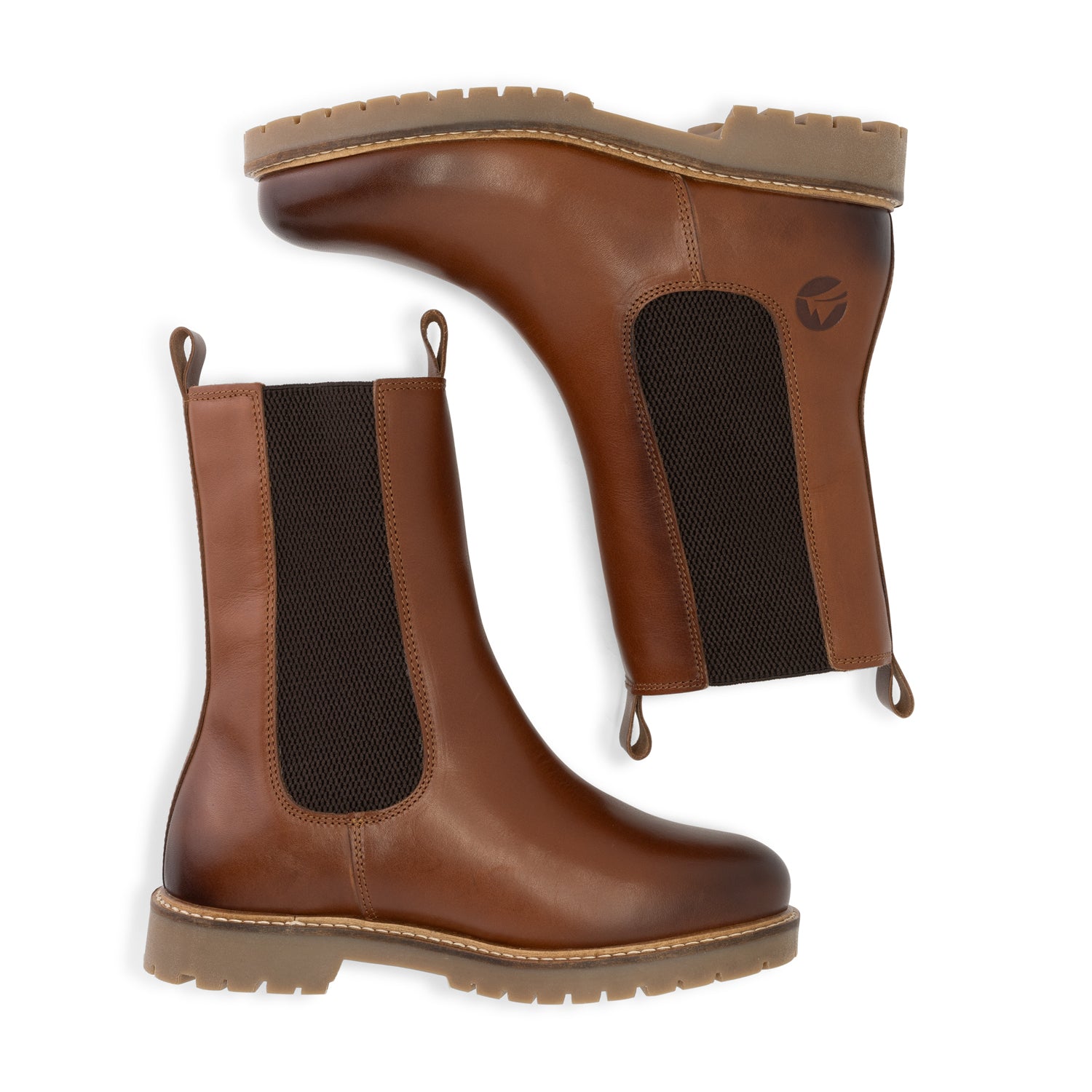 Forsand - Chelsea boots - Lady - Cognac UPD