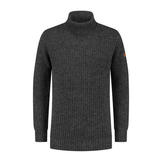 Boda - Mock neck - Men - Dark Antracite F