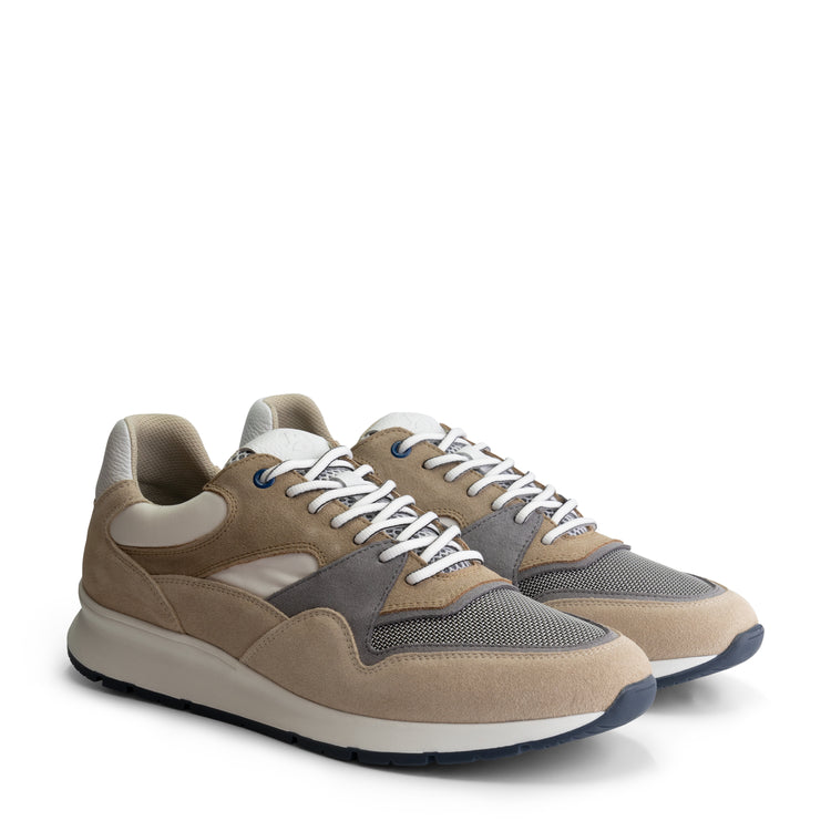 Ledbury - Leather sneaker - Men - Sand FRD