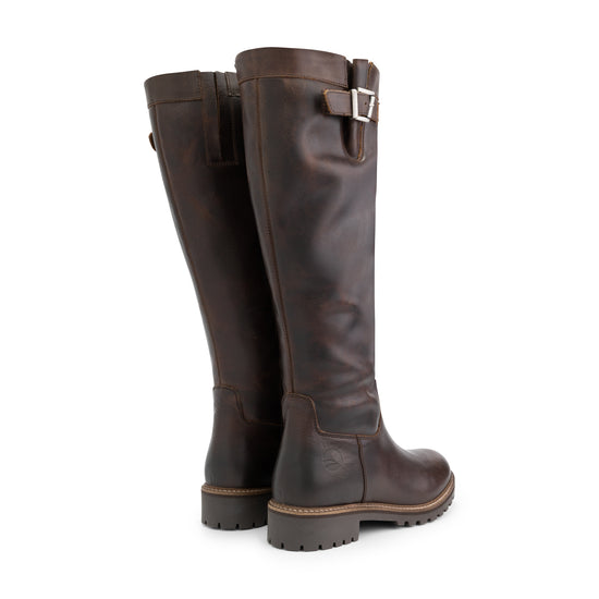 Daneborg - High leather boots - Lady - Dark Brown BD