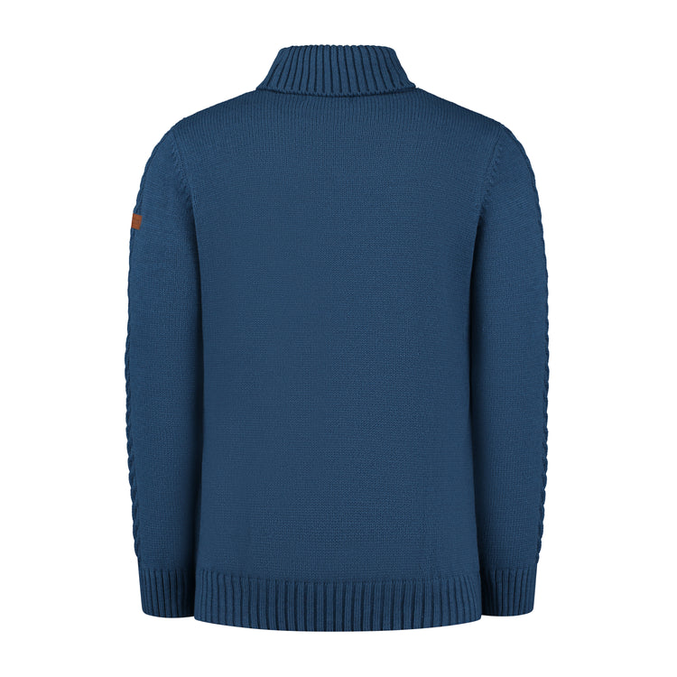 Oulu - Mock neck - Men - Blue B