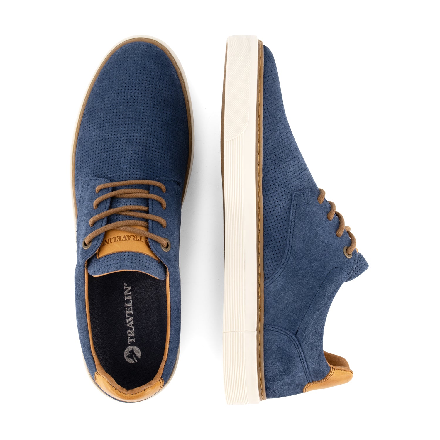 Chetton - Leather sneakers - Men - Blue UPD