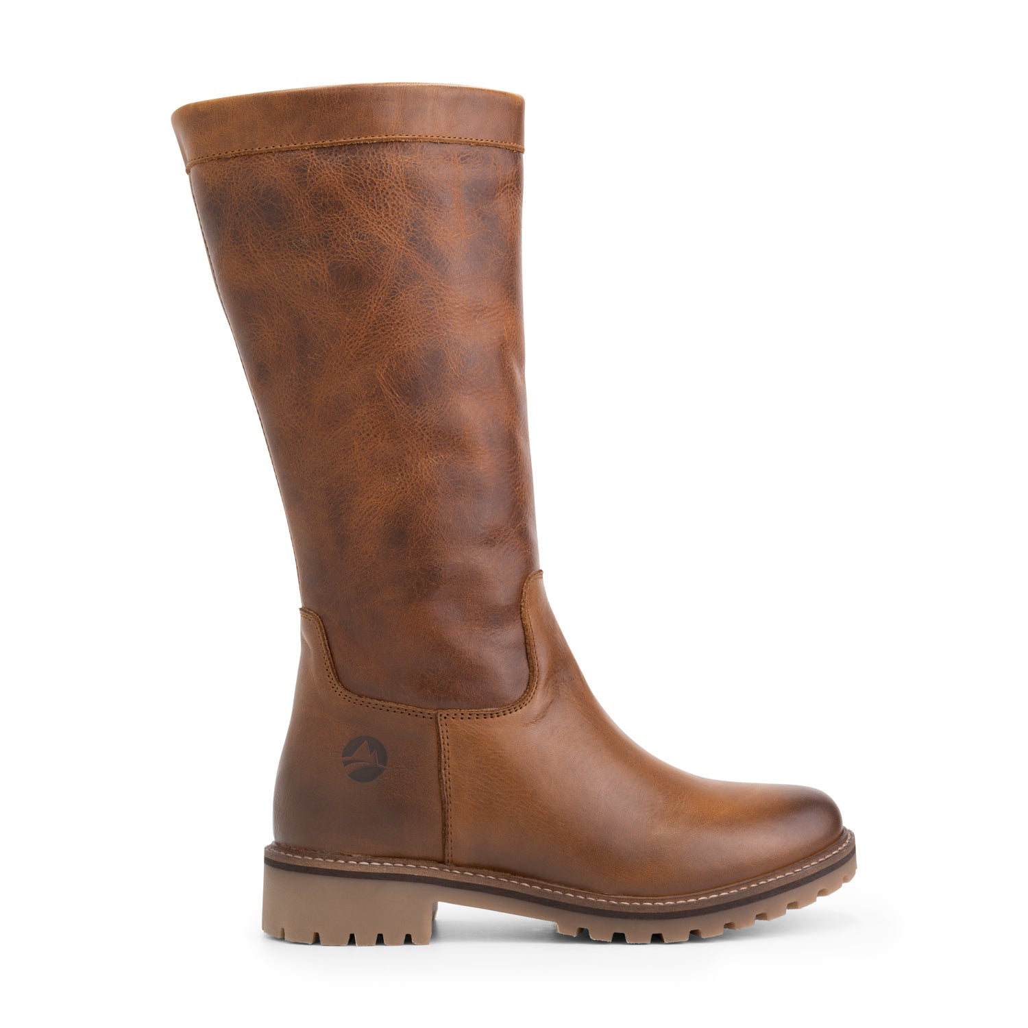 Varde - Mid-calf leather boots - Lady - Cognac R