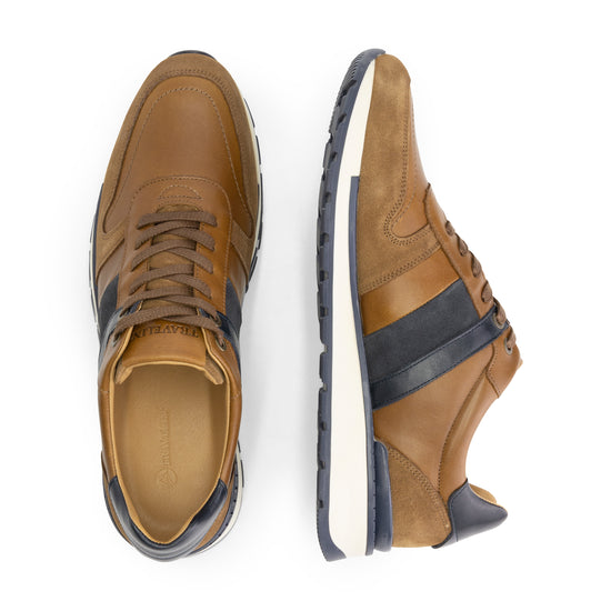 Brixworth - Leather sneakers - Men - Cognac UPD