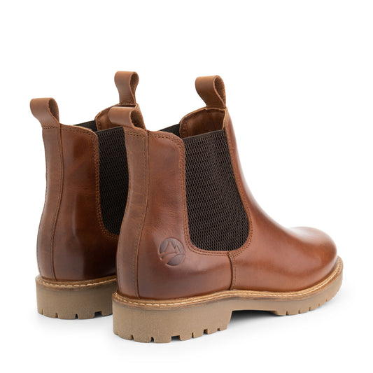 Rosseland - Wool-lined chelsea boots - Lady - Cognac BD