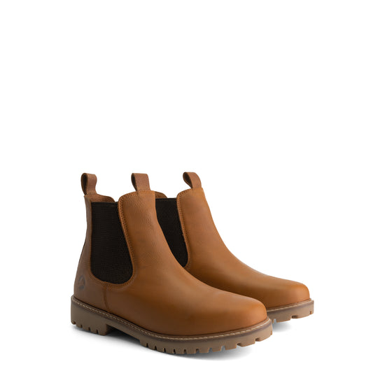 Romsdal - Wool-lined chelsea boots - Men - Cognac FRD