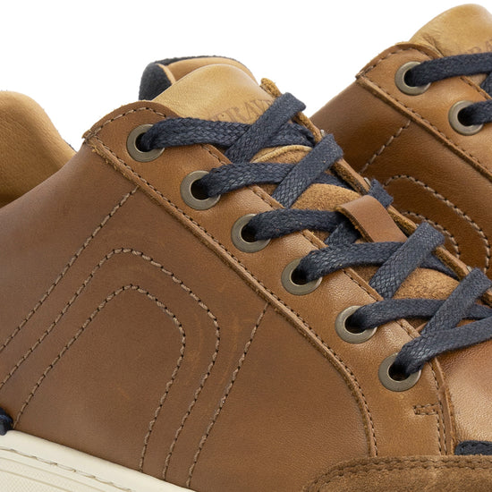 Hagley - Leather sneakers - Men - Cognac DFW