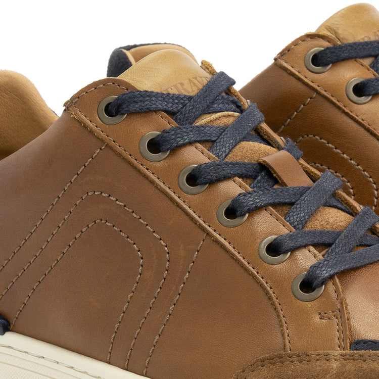 Hagley - Leather sneakers - Men - Cognac DFW