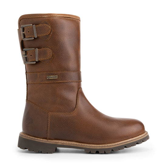 Yukon - Mid-calf wool-lined outdoor boots - Lady - Cognac R