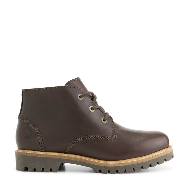 Trehuse - Wool-lined lace-up shoes - Men - Dark Brown R