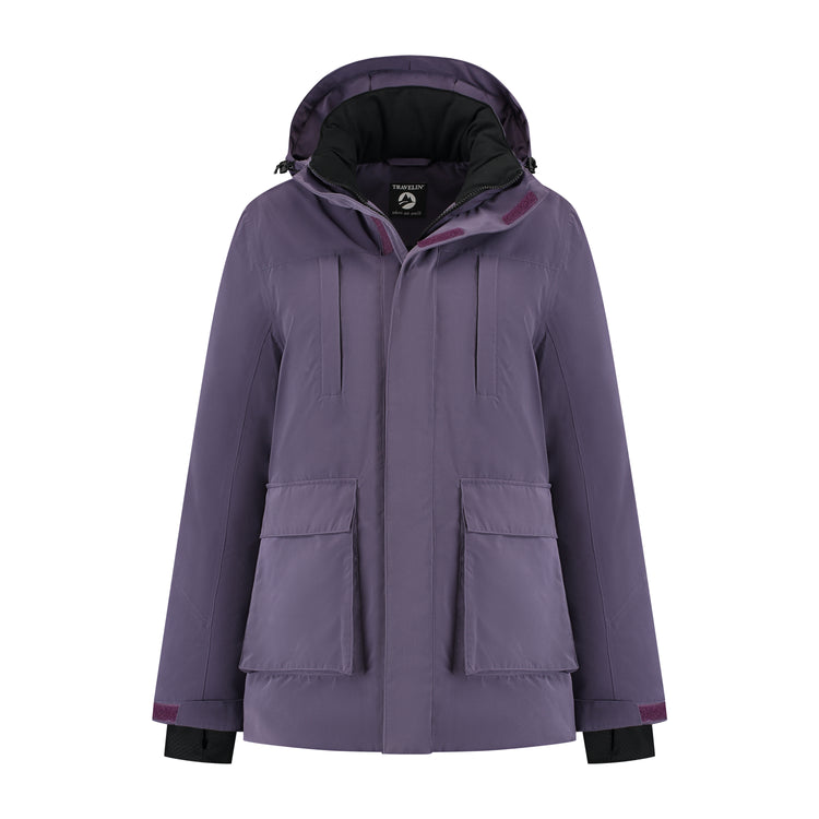 Thyra - Winter coat - Lady - Dark purple F