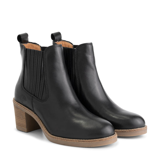 Callac - Leather ankle boots - Lady - Black FRD