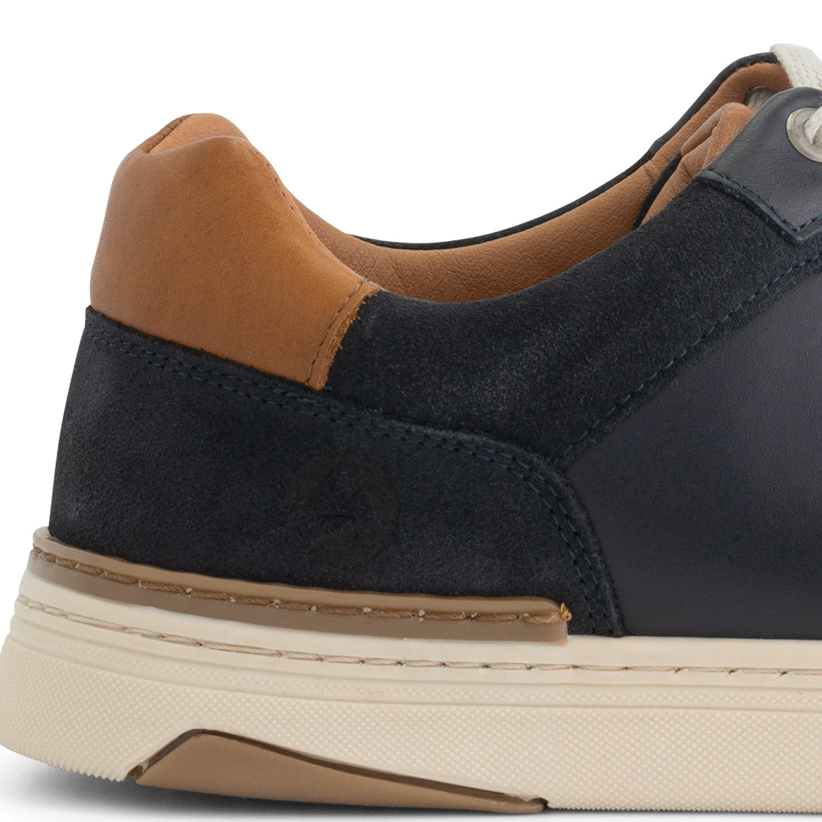 Burnham - Leather trainer - Men - Navy DFH