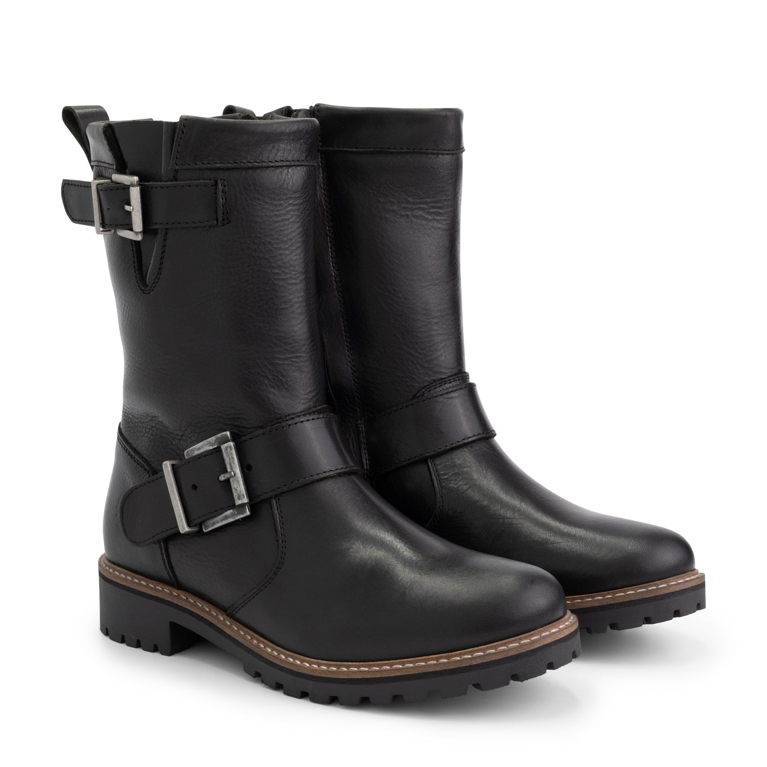 Silkeborg - Wool-lined boots - Lady - Black FRD