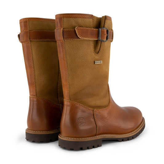 Finland - Mid-calf wool-lined outdoor boots - Lady - Cognac BD