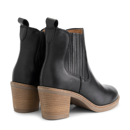 Callac - Leather ankle boots - Lady - Black BD