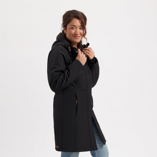 Erla - Softshelljacke - Damen - Schwarz