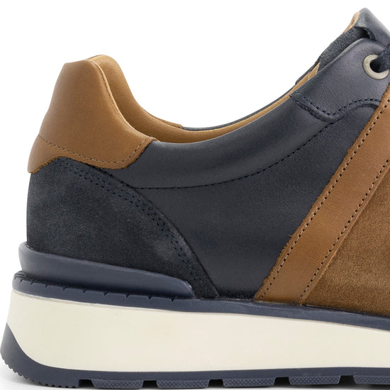 Brixworth - Leather sneakers - Men - Blue DFH