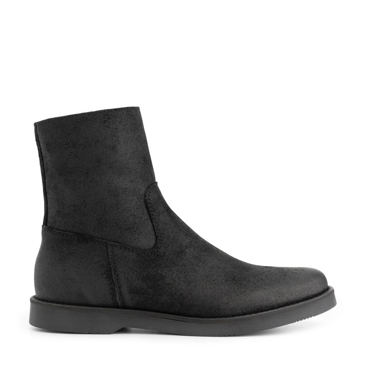 Pordic - Wax suede ankle boots - Lady - Black R