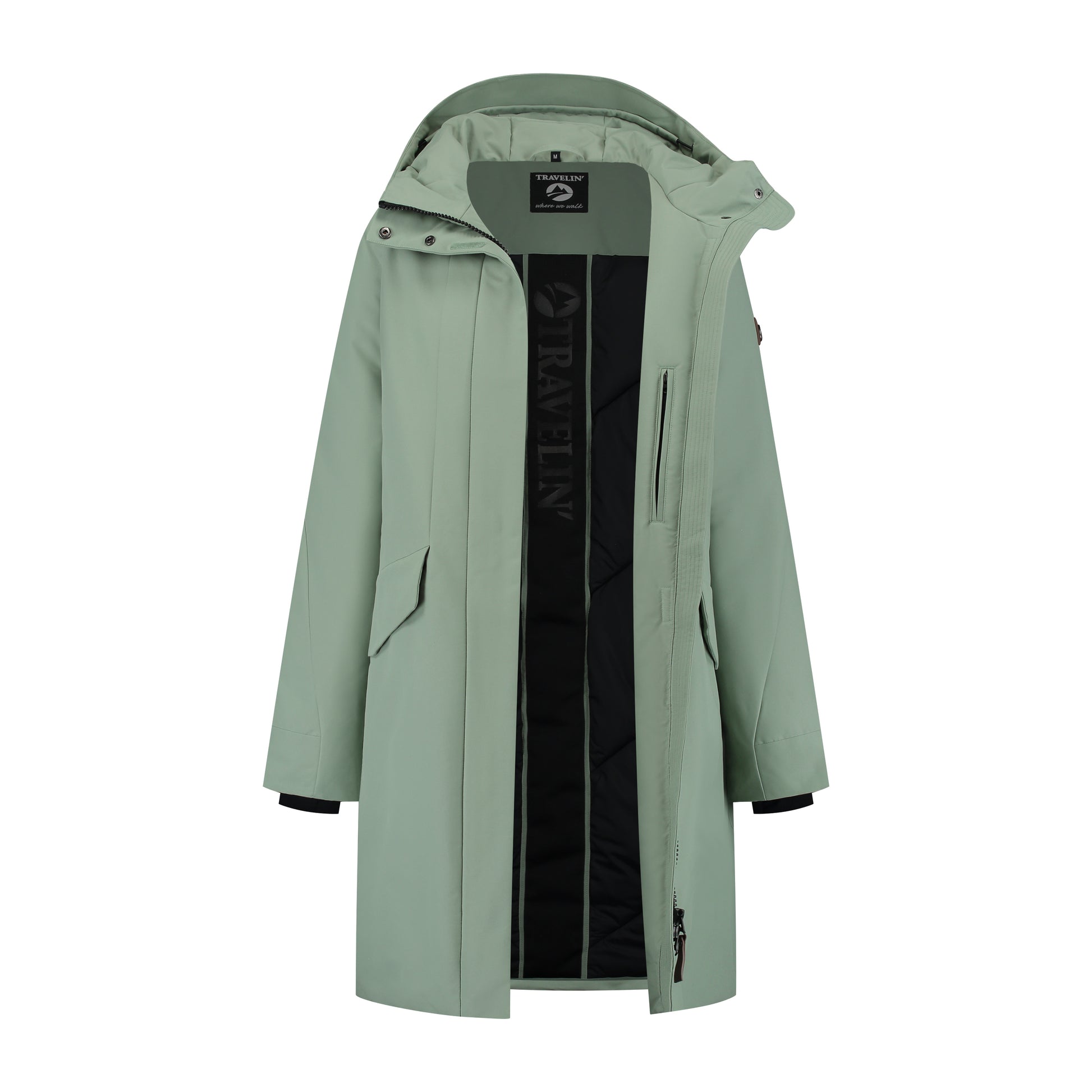 Bodil - Waterproof winter coat - Lady - Green CVO