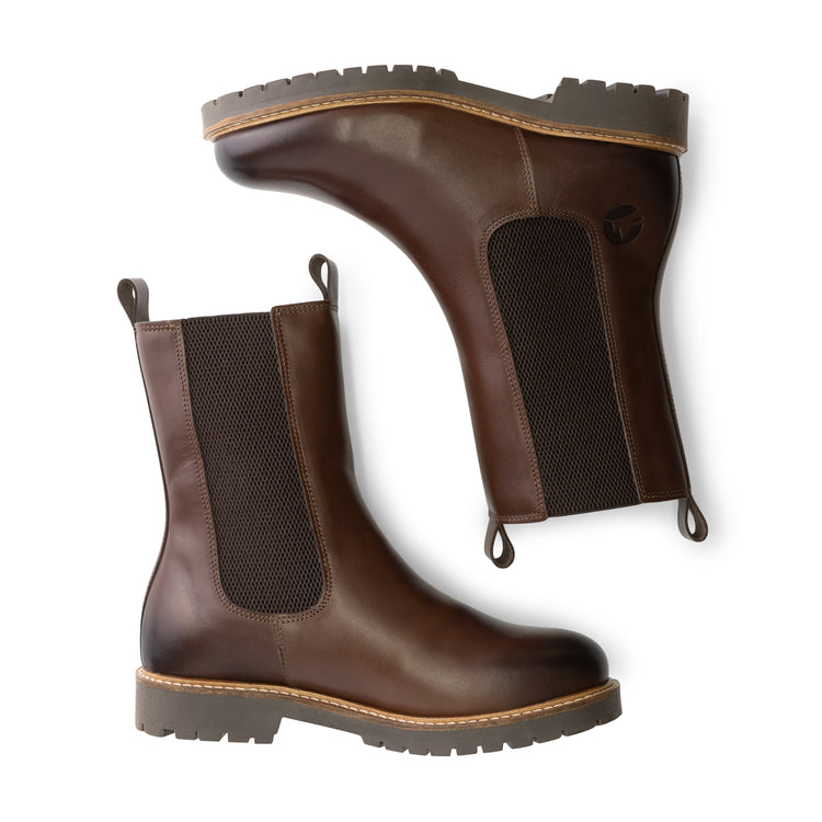 Forsand - Chelsea boots - Lady - Dark brown UPD