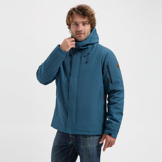 Esben - Waterproof softshell jacket - Men - Dark blue MV