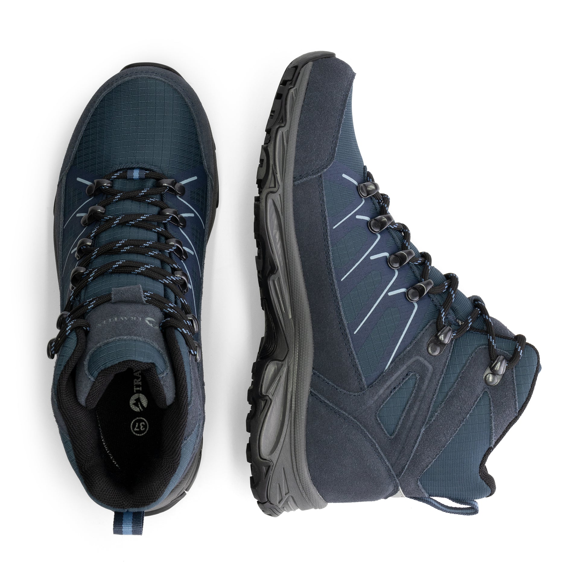 Bogense - High hiking shoes - Lady - Navy UPD