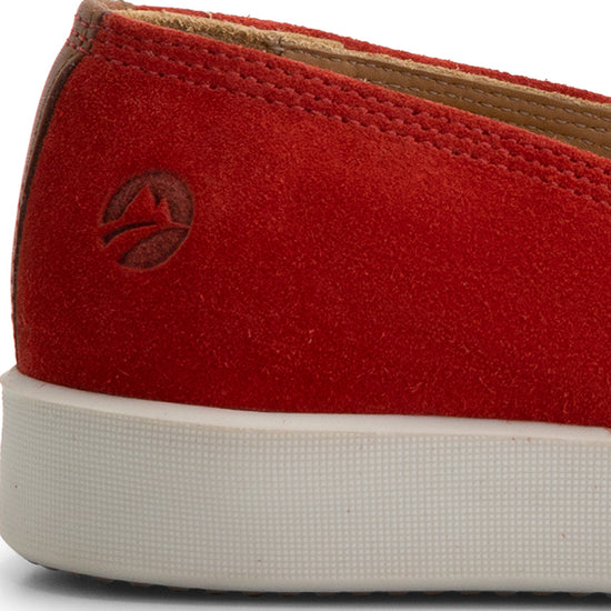 Tours - Suede slip-on shoes - Lady - Red DFH