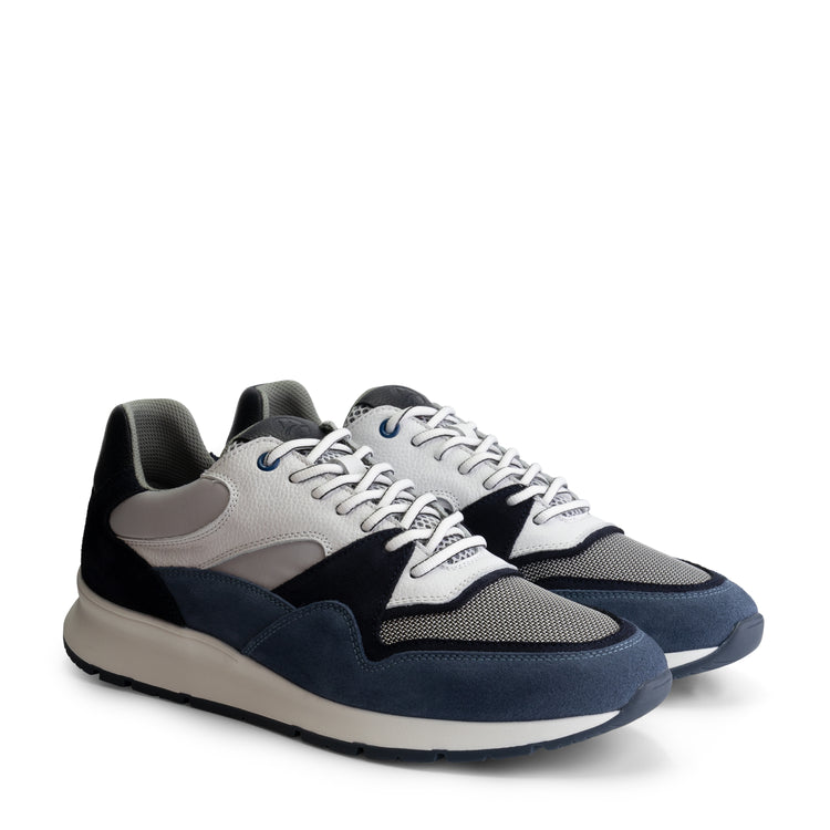 Ledbury - Leather sneaker - Men - Navy FRD