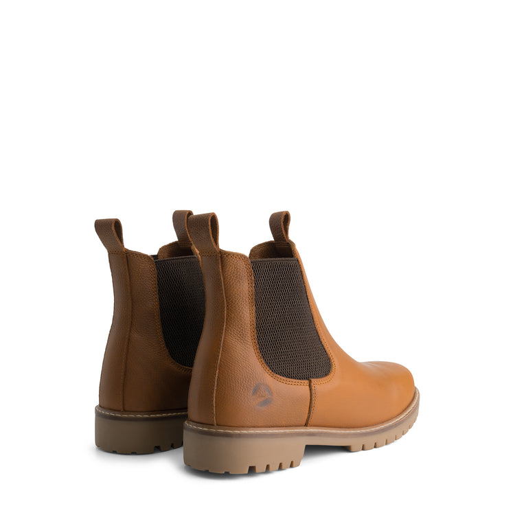 Romsdal - Wool-lined chelsea boots - Men - Cognac BD