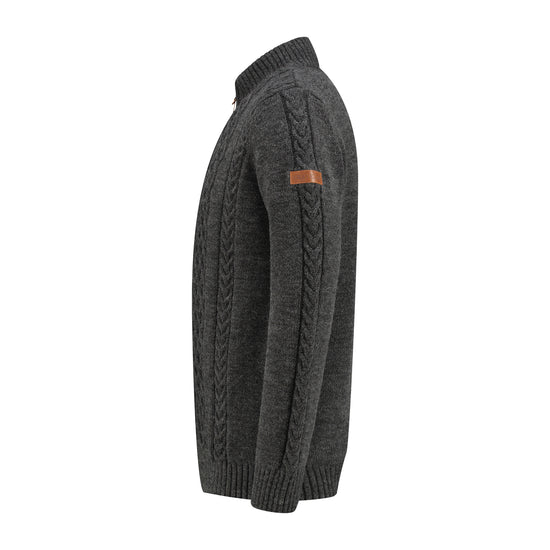 Jaali - Cardigan - Men - Dark anthracite L