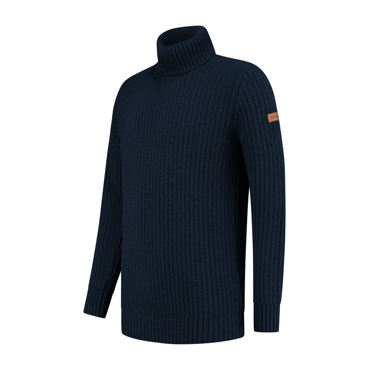 Boda - Mock neck - Men - Navy FL