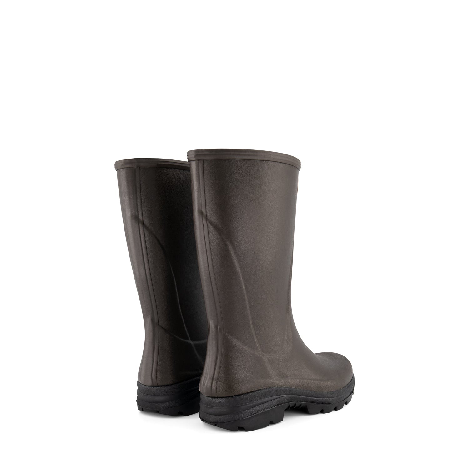 Dunas - Mid-calf rubber boots - Lady - Brown BD