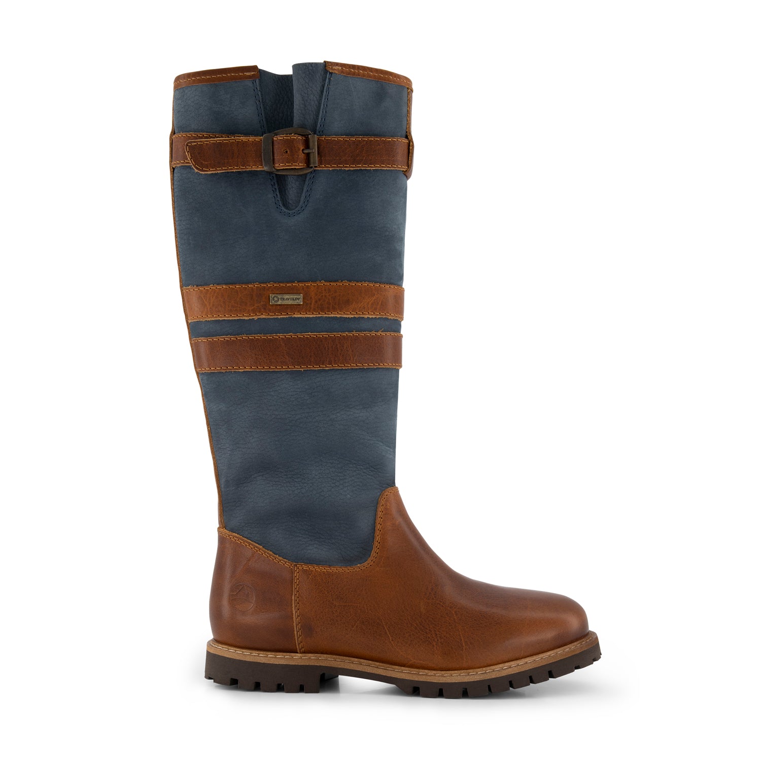 Lindau - High leather outdoor boots - Lady - Blue R