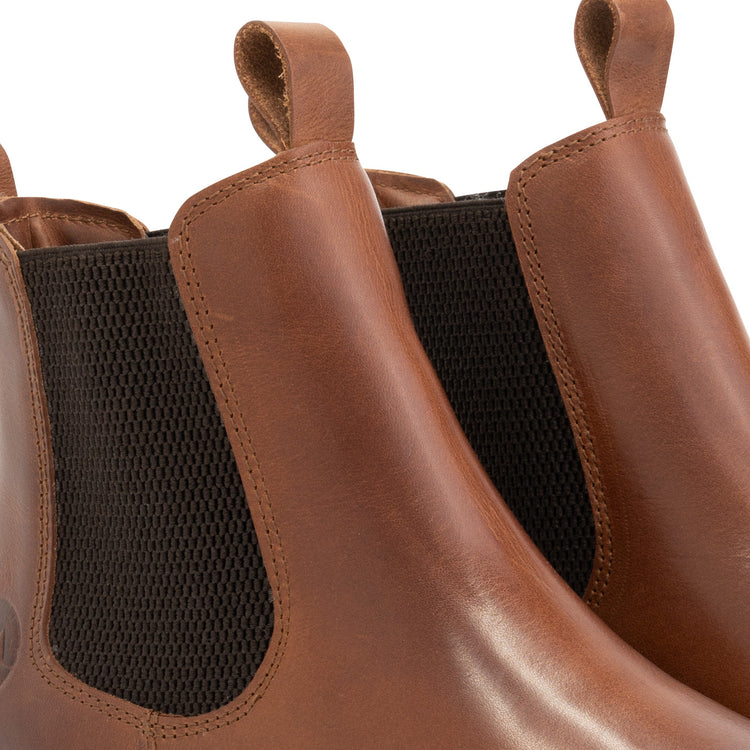 Rosseland - Wool-lined chelsea boots - Lady - Cognac DFS