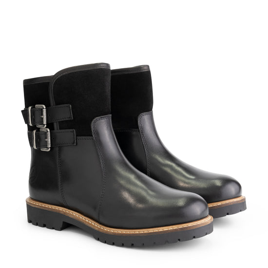 Hestnes - Leather ankle boots - Lady - Black FRD