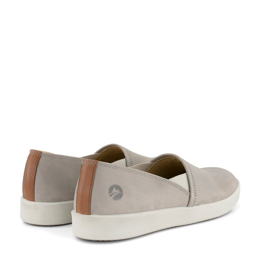 Tours - Leather slip-on shoes - Lady - Grey BD