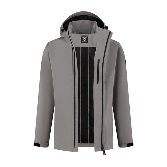 Davin - Waterproof jacket - Men - Grey CVO