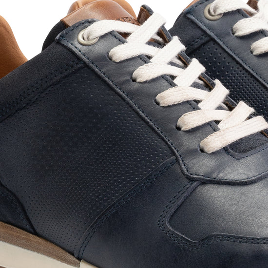 Worcester - Leather sneakers - Men - Navy DFW