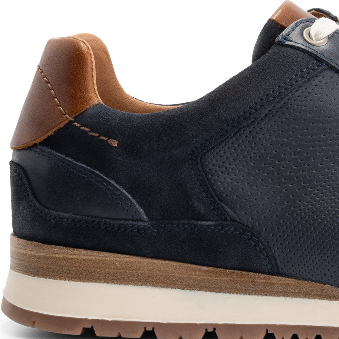 Worcester - Leather sneakers - Men - Navy DFH