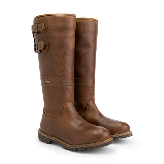 Alaska - Wool-lined outdoor boots - Lady - Cognac FRD