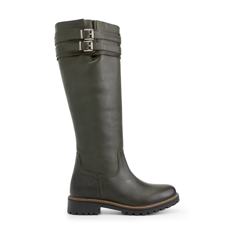 Stavanger - Knee-high boot - Lady - Dark green R