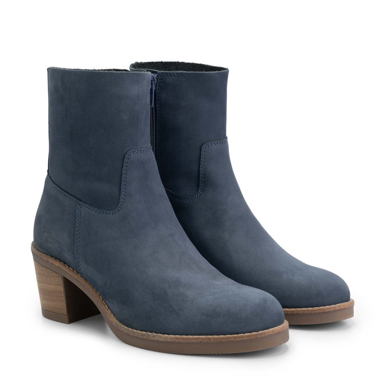 Morlaix - Nubuck  Ankle boots - Women - Blue FRD