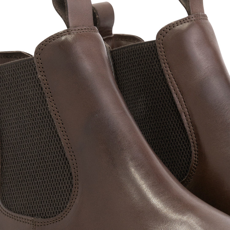 Randers - Leather chelsea boots - Lady - Dark Brown DFW